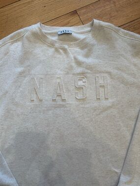 Nash Collection Crewneck Sweater - Cream/oatmeal XL/2XL